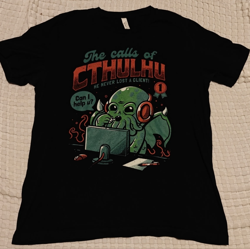 The Calls Of Cthulhu Graphic Tee - Large